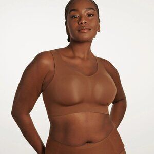 Evelyn & Bobbie The Defy Bra in Brown Mocha Clay Full Coverage size Medium